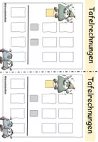 Vorschau - Arbeitsblätter - Tafelrechnungen im 1000 Raum plus - Seite 1
