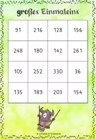 Vorschau - Spiele - großes Einmaleins - Kopfrechen-Bingo - Seite 3