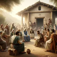 Vorschau - Arbeitsblätter - Entstehung der Kirche aus dem Glauben an Jesus Christus - Deckblatt