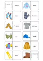 Vorschau - Spiele - Dominospiel Englisch - Clothes - Seite 2