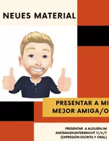 Vorschau - Arbeitsblätter - presentar a alguien (presentar a el/la mejor amig@) - Deckblatt