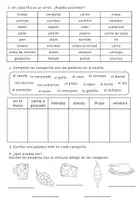Vorschau - Arbeitsblätter - Arbeitsblatt zum Thema comida - Seite 2