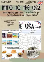anteprima - Schede informative - Introduction to the USA - inglese, cultura - Pagina di copertina