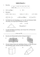 Vorschau - Arbeitsblätter - Übungsstunde/Vertretungsstunde Mathe Kl. 8 RS (Probeexemplar) - Seite 1