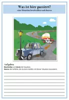 Vorschau - Arbeitsblätter - Bild / Schopenhauer Mitleidsethik / Unfall - Deckblatt