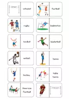 Vorschau - Spiele - Dominospiel Englisch - Ball sports - Seite 2