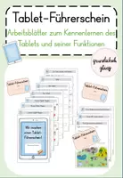 Vorschau - Arbeitsblätter - Tabletheft (Tabletführerschein) - Deckblatt