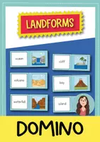 Vorschau - Spiele - Landforms Domino-Spiel (Englisch) - Deckblatt
