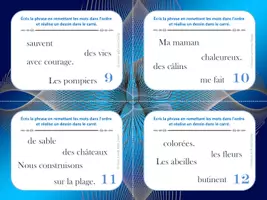 Aperçu - Feuilles d'exercices - 24 cartes à tâches de lecture : replacer, écrire, dessiner / French Task Cards - Page 3