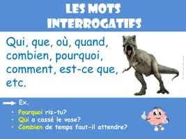 Aperçu - Préparation de séance / Séance complète - Mots interrogatifs: 32 cartes à tâches French question words Poster + Task Cards - Page de couverture
