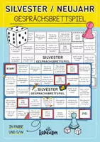 Vorschau - Arbeitsblätter - Silvester / Neujahr -🎆 🎲 Gesprächsbrettspiel / Plauderbrettspiel | Gesprächsanlässe als Brettspiel - Deckblatt