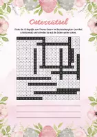 Vorschau - Arbeitsblätter - Osterrätsel - Buchstabengitter/ Suchsel - Seite 1