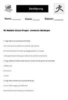 Vorschau - Arbeitsblätter - Chemie Multiple Choice Materialpaket - Seite 1