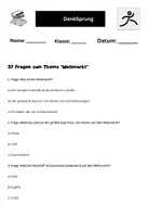 Vorschau - Arbeitsblätter - 37 Multiple Choice Fragen zum Thema Weltmarkt - Seite 1