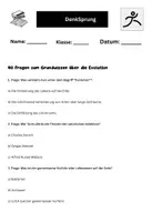 Vorschau - Arbeitsblätter - 40 Multiple Choice Fragen zum Grundwissen über die Evolution - Seite 1