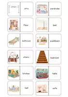 Vorschau - Spiele - Dominospiel Englisch - At home - Seite 2