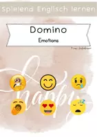 Vorschau - Spiele - Dominospiel Englisch - Emotions - Deckblatt