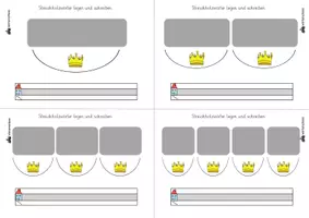 Vorschau - Fördermaterial/Inklusion - Legekarten für Streichholzschachtelwörter - Deckblatt