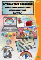 Vorschau - Spiele - interaktive Lesespur Funkelchens Flügelabenteuer mit Matheaufgaben - Deckblatt