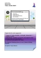 Vorschau - Arbeitsblätter - Formularerstellung Word - Deckblatt
