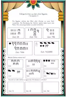Vorschau - Stationenlernen - Zahlgeschichten aus dem alten Ägypten - Hieroglyphen in Grundschrift - Seite 2