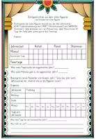 Vorschau - Arbeitsblätter - Zahlgeschichten aus dem alten Ägypten - der Kalender in Grundschrift - Seite 1