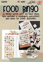 Vista previa - Juegos / Gamificación - Food Bingo cards - Comida - Inglés | ESL. EFL - Portada