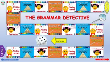 Vista previa - Juegos / Gamificación - THE GRAMMAR DETECTIVE - EL DETECTIVE DE LA GRAMÁTICA - Portada