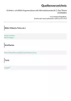Vorschau - Arbeitsblätter - Erörtern- schriftlich Argumentieren mit Informationsmaterial 1. Das Thema erschließen - Seite 1