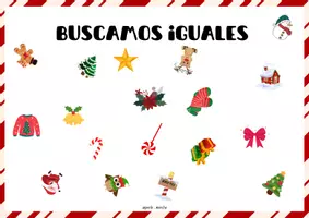 Vista previa - Tarjetas / Manipulativos - Buscamos iguales @profe_merche - página 2
