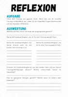 Vorschau - Arbeitsblätter - Fitness ⎮ Ausdauer - Arbeitsblatt Ausdauer Trainingsplan reflektieren (Sportliches Profil) - Seite 1