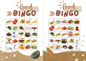 Aperçu - Jeux - Food Bingo - Anglais - Page 3