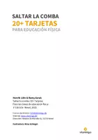 Vista previa - Juegos / Gamificación - Saltar la comba: 20+ Tarjetas para educación física - página 1
