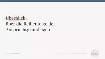 Vorschau - Stundenentwürfe - Recht: Präsentation Anspruchsgrundlagen im Zivilrecht - Seite 3