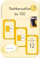 Vorschau - Spiele - Lernkarten Nachbarzahlen bis 100 2.Klasse - Deckblatt