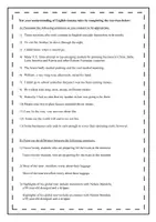 Vorschau - Arbeitsblätter - English comma rules Merkblatt + AB - Seite 2