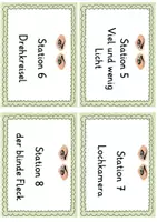Vorschau - Stationenlernen - Meine Sinne Stationenkarten Grundschrift - Seite 2