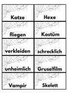 Vorschau - Aufgabenkarten - Halloween-Wörter erlaufen: Lauftraining zum ausdauernden Laufen im Sportunterricht - Seite 2