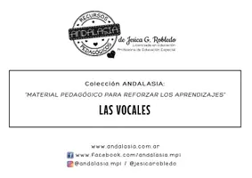 Vista previa - Fichas informativas / Documentos de lectura - Cuadernillo LAS VOCALES - página 1