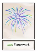 Vorschau - Bildkarten - Bild- und Wortkarten Silvester DaF DaZ - Seite 1