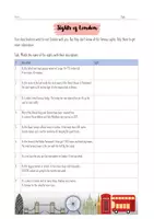Vorschau - Arbeitsblätter - Vocabulary List London + Exercise + Worksheet Sights of London - Seite 2
