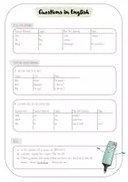 Vorschau - Arbeitsblätter - Forming Questions in English Overview + Exercises - Deckblatt