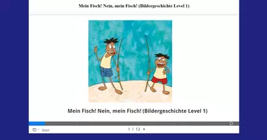 Aperçu - Affichage - C'est mon poisson,Français-Allemand, interactif,H5P - Page 1