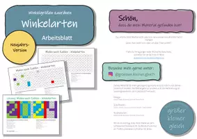 Vorschau - Stundenentwürfe - Materialpaket - Winkel (Winkelarten, Winkel messen und zeichnen) - Seite 3
