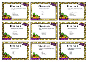 Vorschau - Spiele - Give me 5 - Schule, Back to School, School items - Seite 3