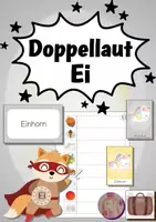 Vorschau - Arbeitsblätter - Buchstaben-Helden: Der Doppellaut Ei - Deckblatt