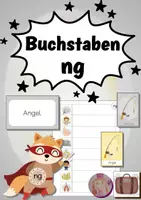 Vorschau - Arbeitsblätter - Buchstaben-Helden: Das ng - Deckblatt