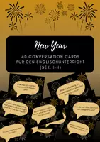 Vorschau - Bildkarten - New Year Conversation Cards - Speaking Prompts - Warm up - Deckblatt