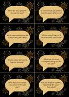 Vorschau - Bildkarten - New Year Conversation Cards - Speaking Prompts - Warm up - Seite 2