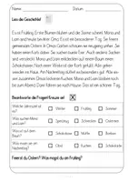 Vorschau - Arbeitsblätter - Lesen, Textverständnis, Differenzierung, Mona und Liam feiern Ostern - Seite 2
